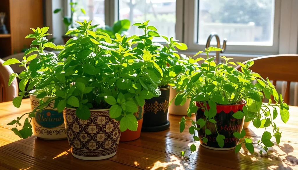 growing a mint plant indoors