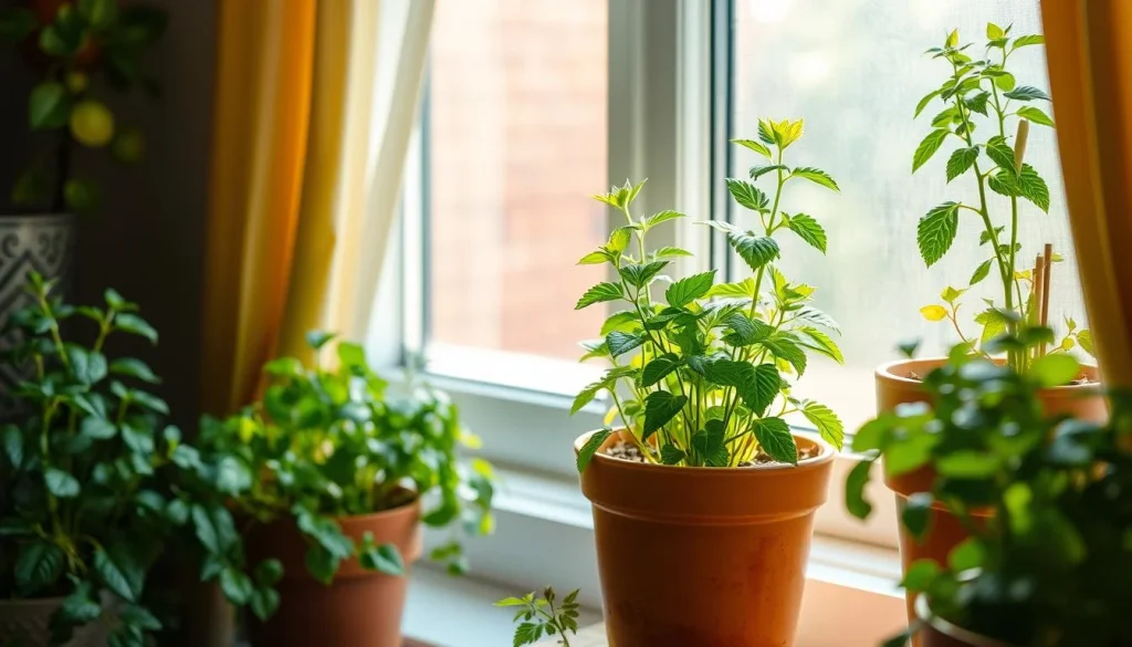 growing mint indoor