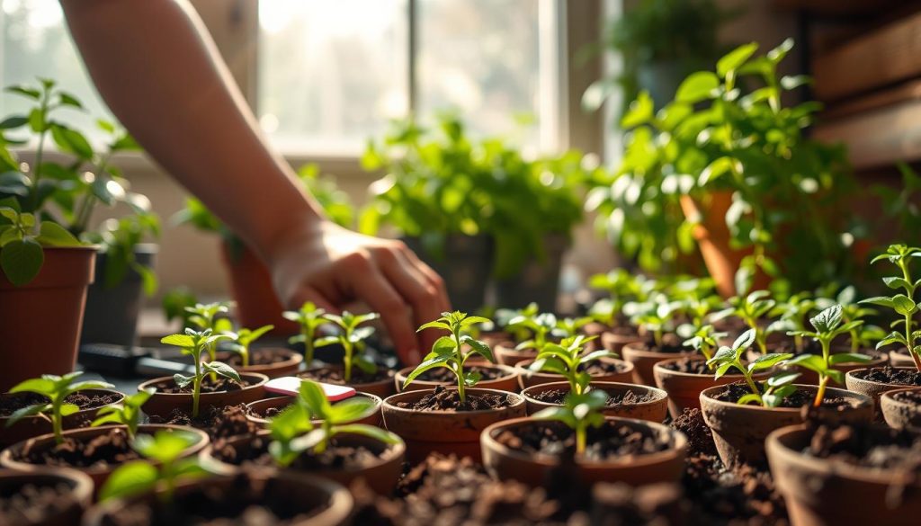 how to grow mint indoors